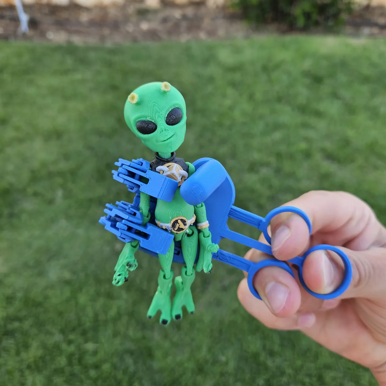 Overengineered Mechanical Fidget Hand view 4