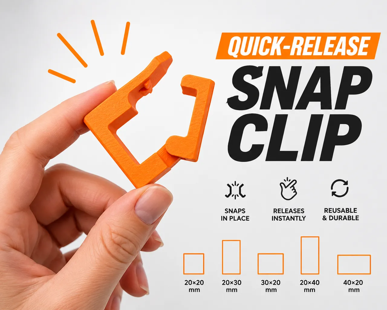 Quick-Release Snap Clip view 2