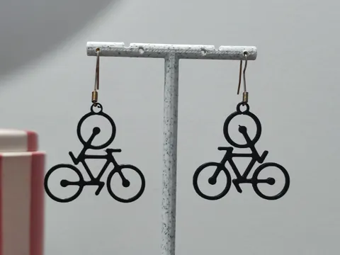Pendientes: Aretes Urban Bike — referencia de MakerWorld