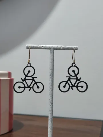 Pendientes: Aretes Urban Bike — vista de referencia 3
