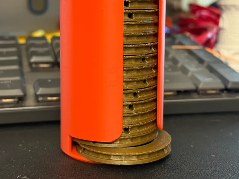 Container for vacuum ring