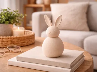 Minimal Easter Bunny – Easy Print Edition