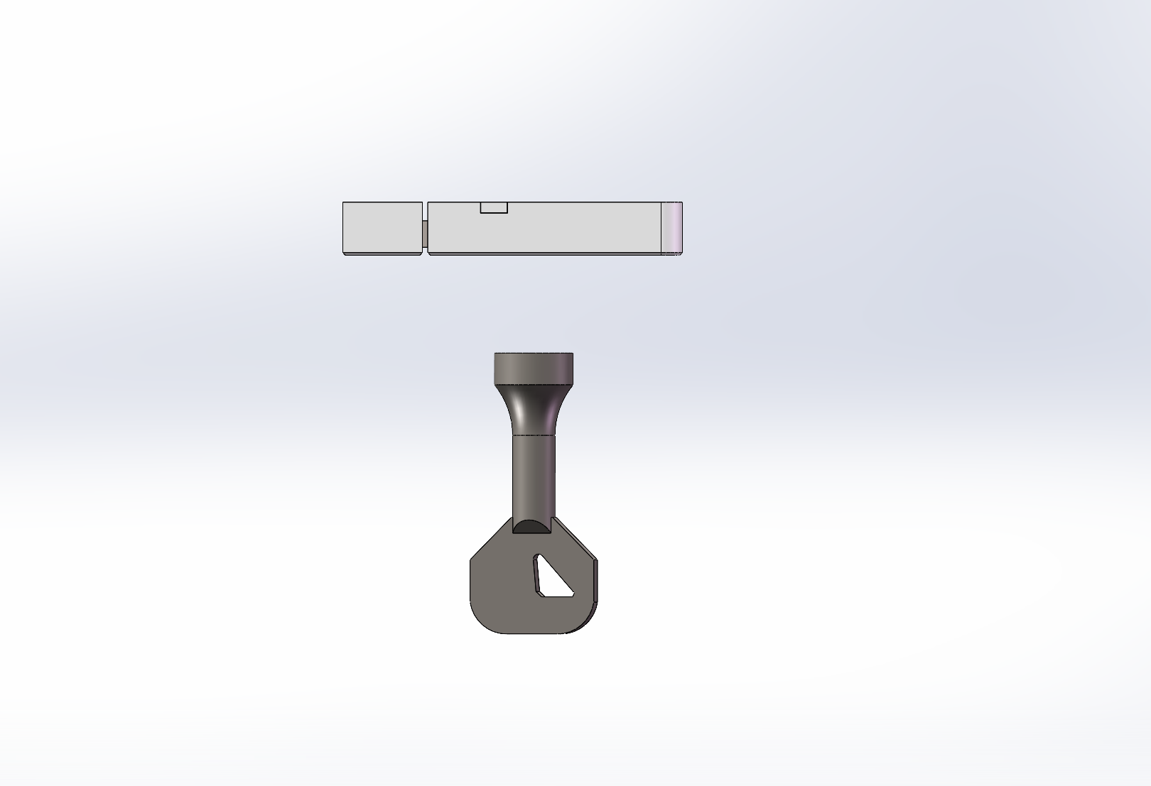 Miniatura 2 do modelo 3D H2D H2S门锁、安全锁 | 另副通用型锁