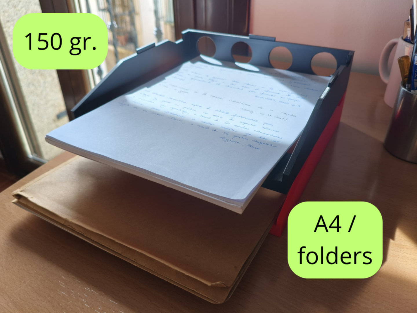 Stackable A4 Letter Tray - Ultra Light 150g