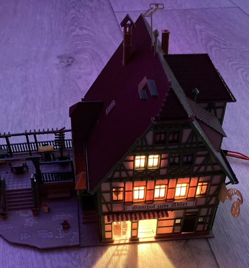 Lightbox for model railway buildings | 1:87, H0, N