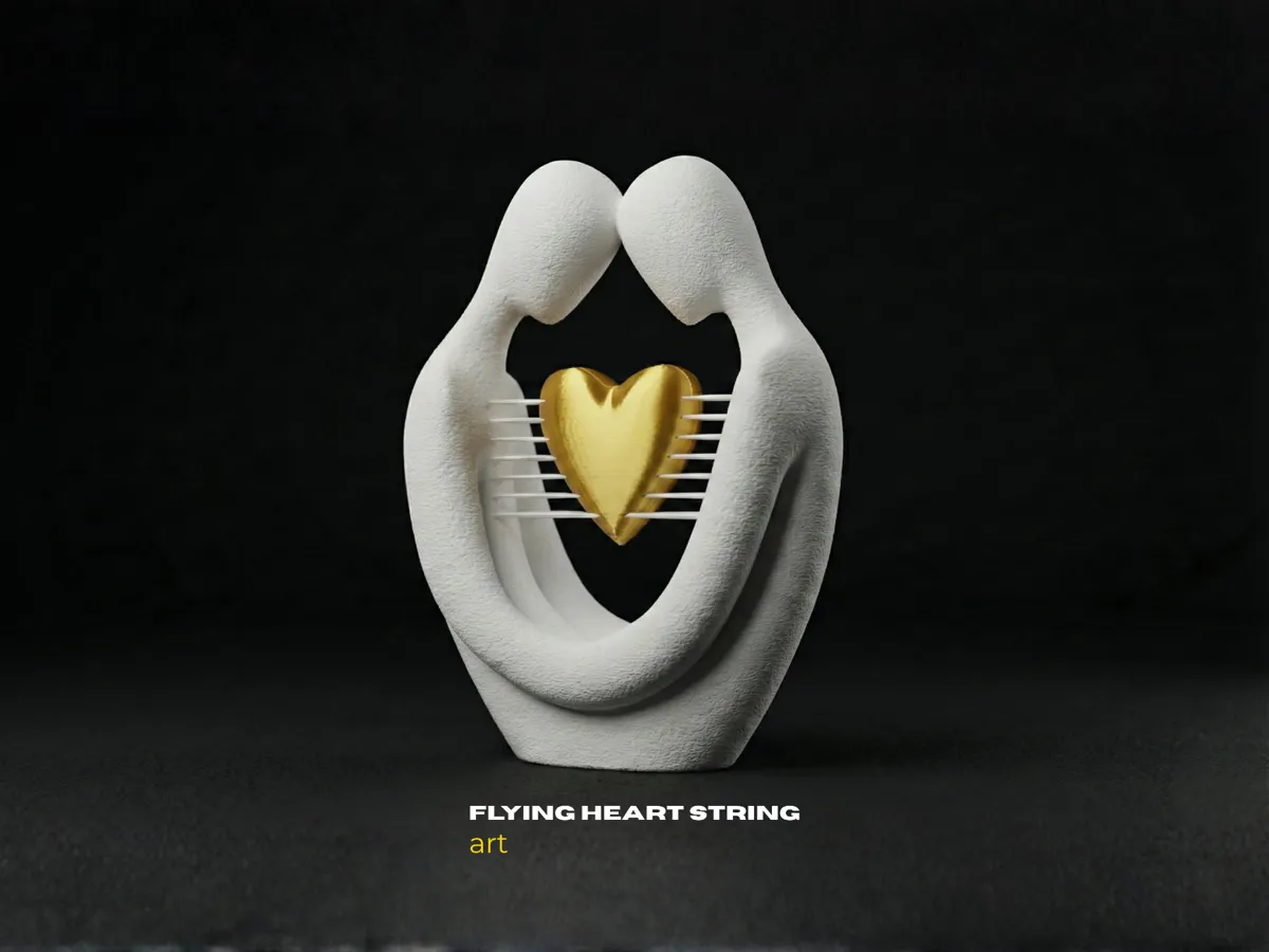 Flying Heart String Art - Free 3D Print Model - MakerWorld