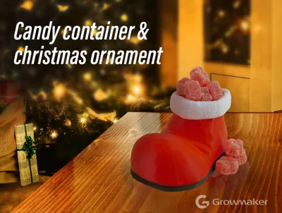 Santa's Boot Ornament