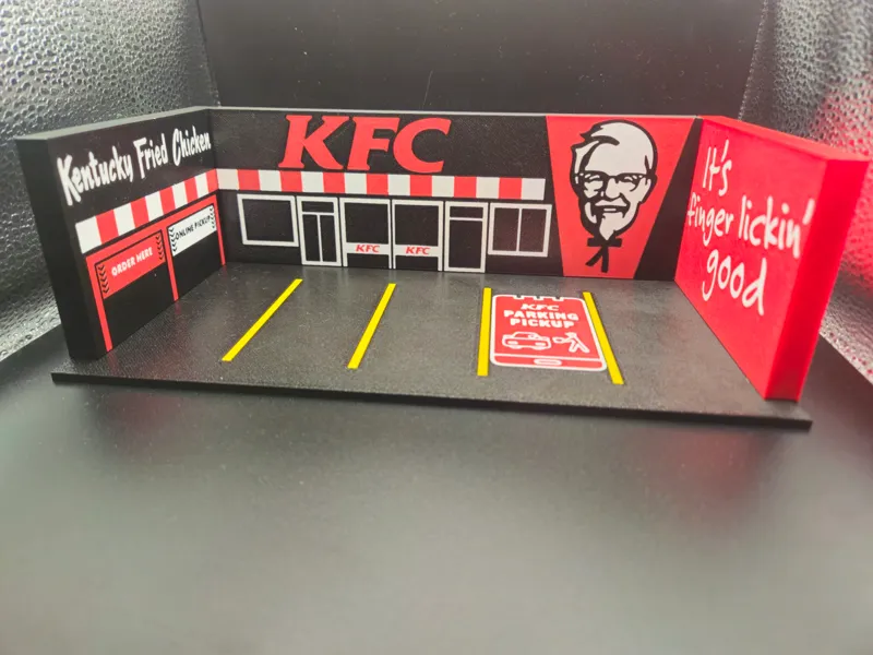 Garage diorama