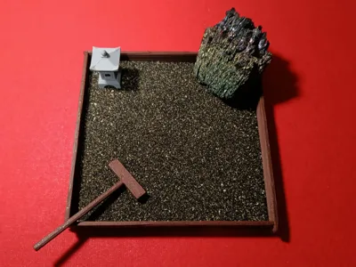 Zen Garden Desk Retreat: Japanese House + Rake