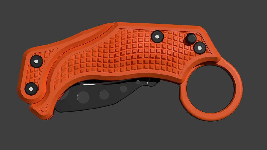 Gravity X Karambit Fidget Knife [No screw needed] view 2