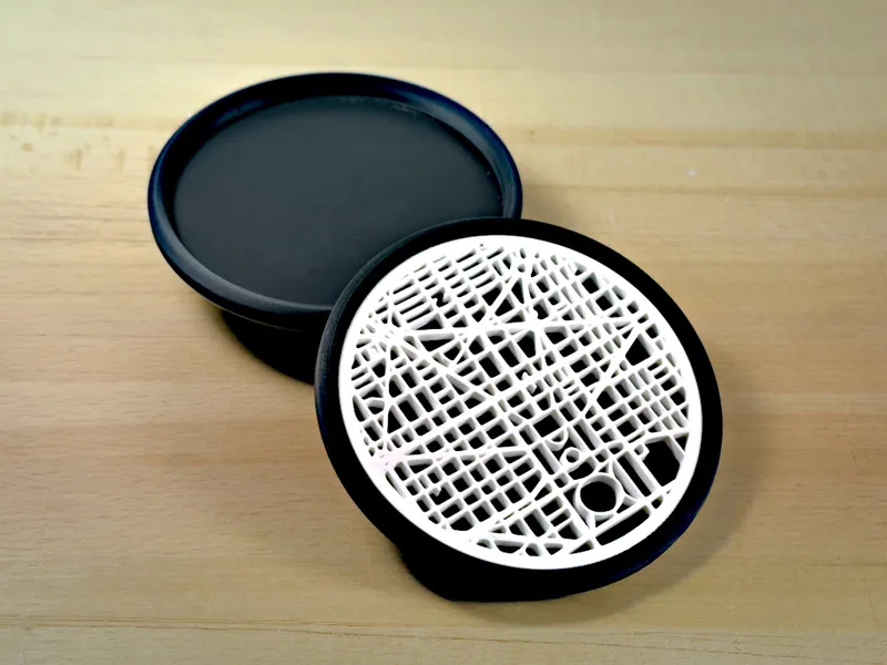Washington DC Street Map Coaster