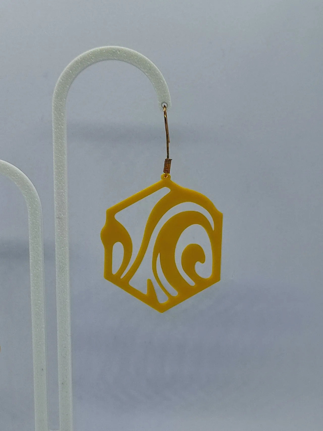 Pendientes Flujo Hexagonal view 4
