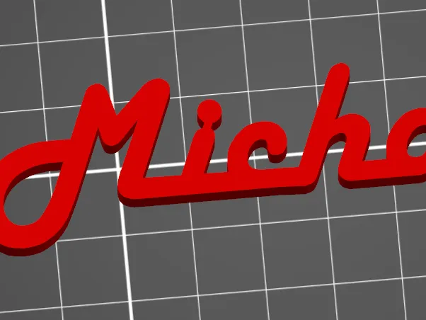 MIchael Keychin name tag