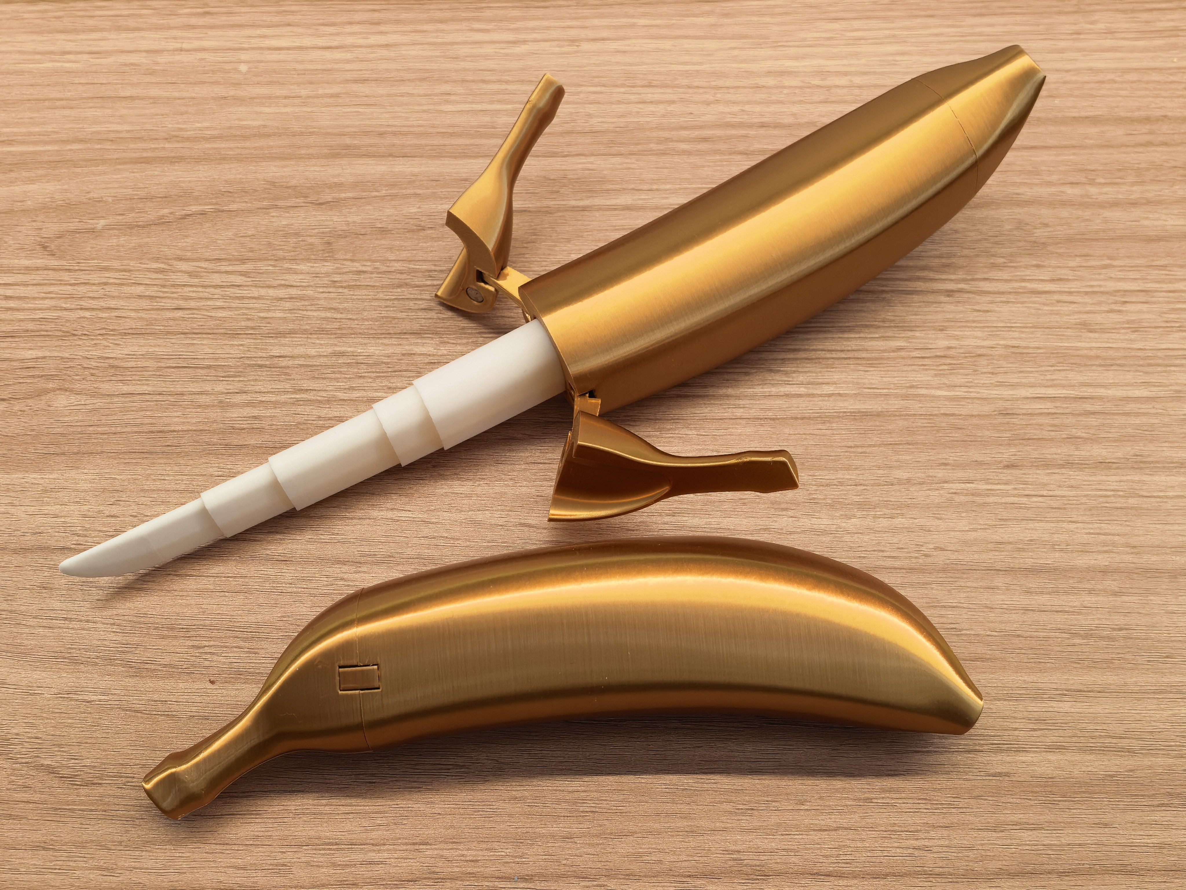Miniatura 1 do modelo 3D 香蕉伸缩刀