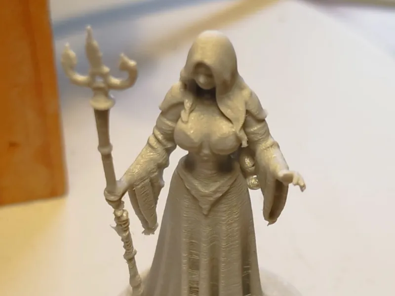 DnD Female Human Dark Wizard Sorcerer Cultist 28mm