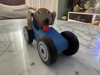Push-Along Puppy Car Full color (AMS)