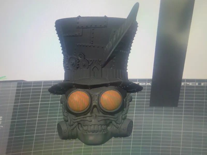Totenkopf mit Gasmaske Anhängerkupplung