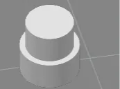 Button for electrical gate remote control