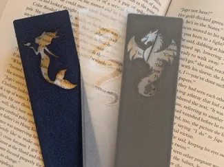 Mythical Creatures Bookmark Set, Mermaid & Dragons
