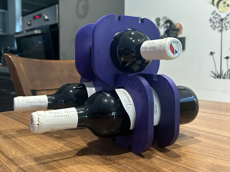 Modular Vine Bottle Holder