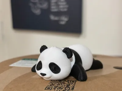 Flexible Panda – Cute Articulated 3D Print
