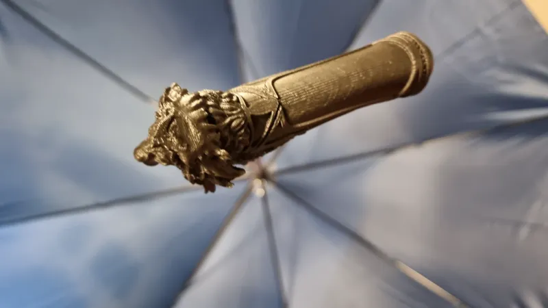 Hampton umbrella handle Lion Walking Stick