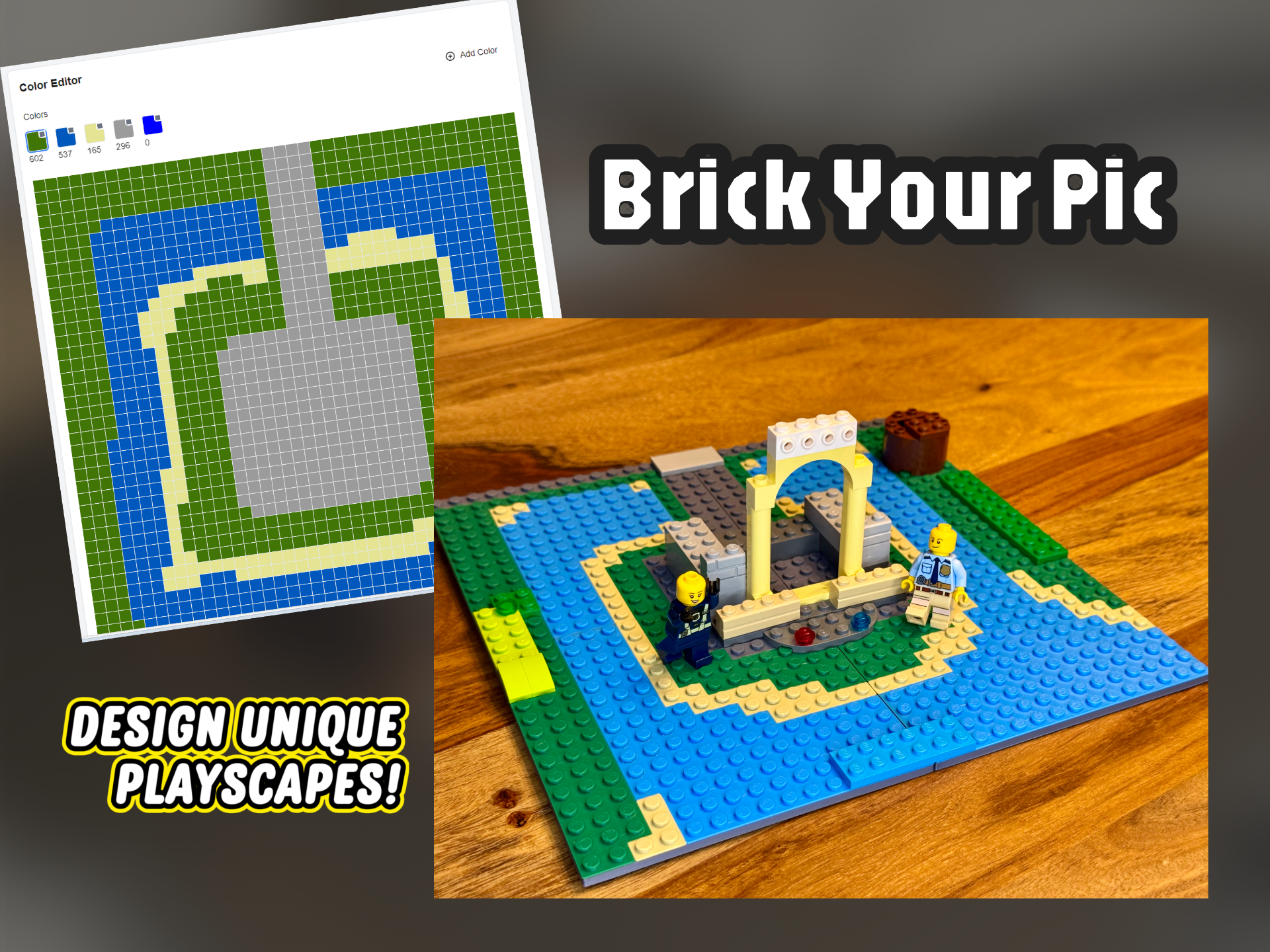 Brick Your Pic - Customize Baseplates with Images