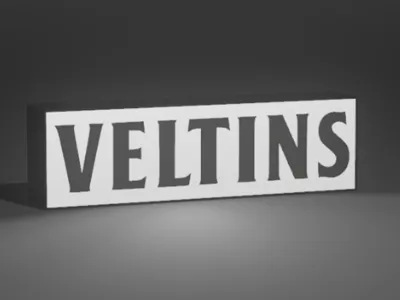 Light box - Veltins Lettering 250x70 mm