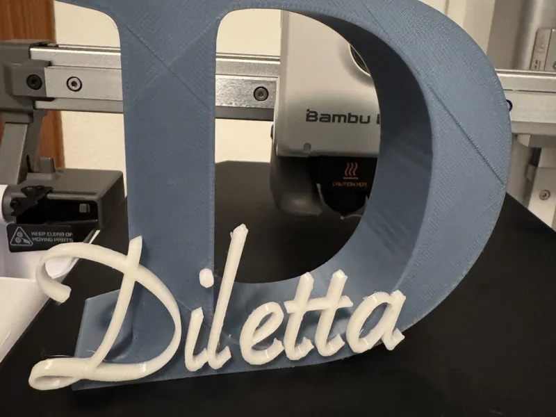Diletta  - lettera + nome