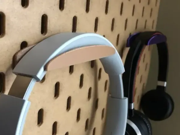 Support casque pour panneau Ikea Skådis