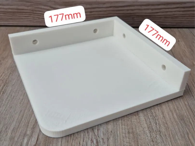 Solid Corner Shelf 177x177 and 225x225mm - Free 3D Print Model - MakerWorld