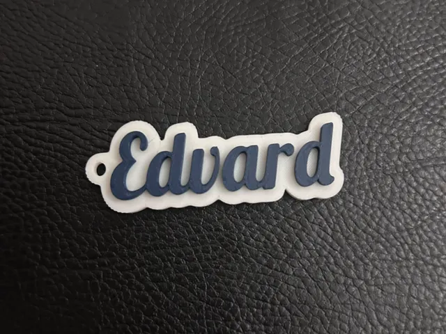 Edvard name keychain