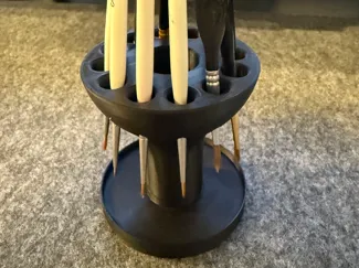 Inverted Brush Holder for Painting