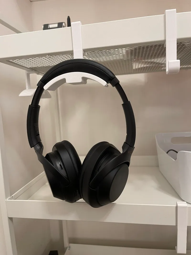Headphone Holder for IKEA NISSAFORS Utility Cart