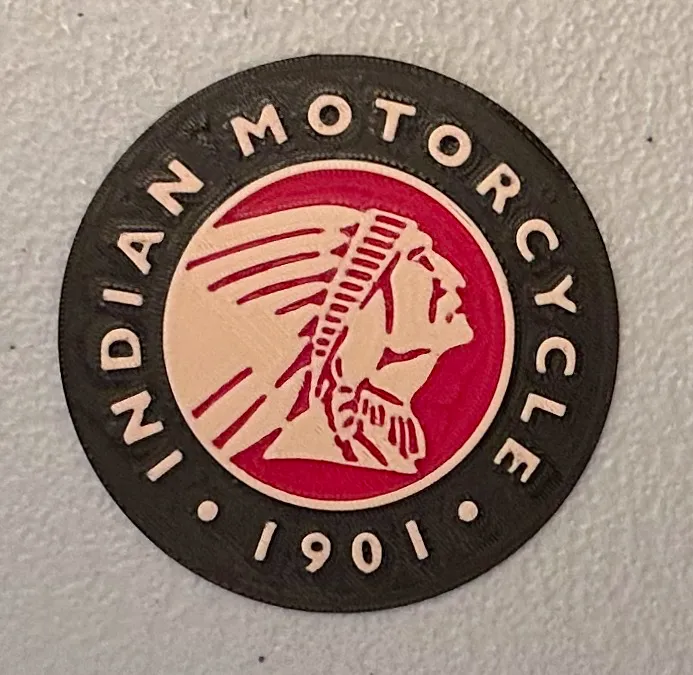 Multicolor Indian Motorcycle Logo Magnet
