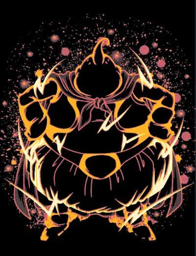 Majin Buu Hueforge - DBZ 4 colors