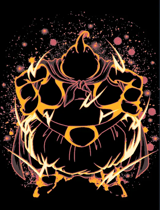 Majin Buu Hueforge - DBZ 4 colors