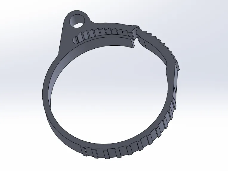 3D Printable Hose Clamp 58mm