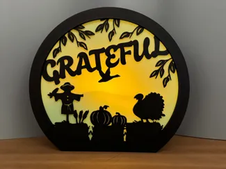 Thanksgiving Lamp Tea Light Holder Candle Holder 