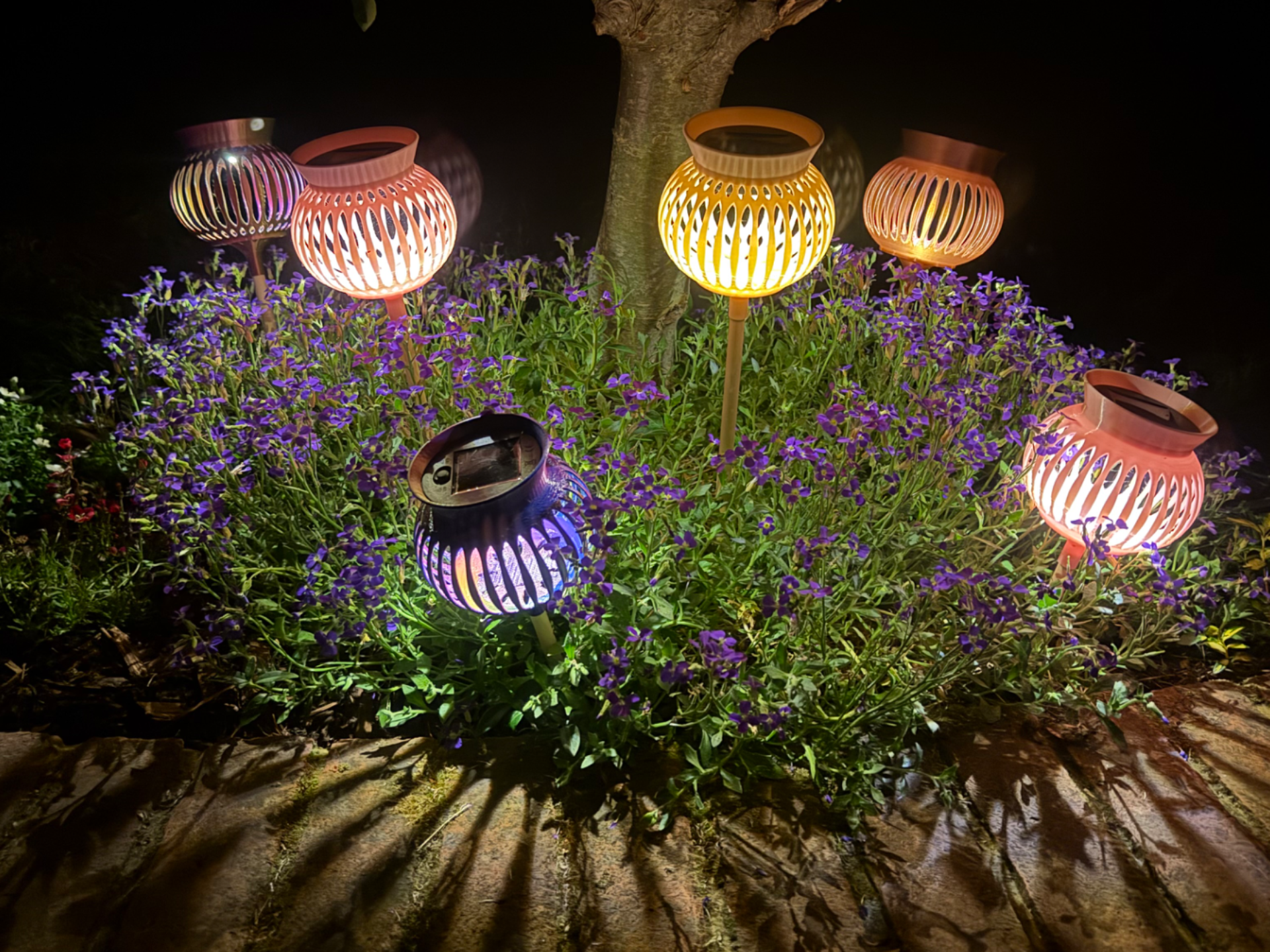 Solar Poppy Stake Light