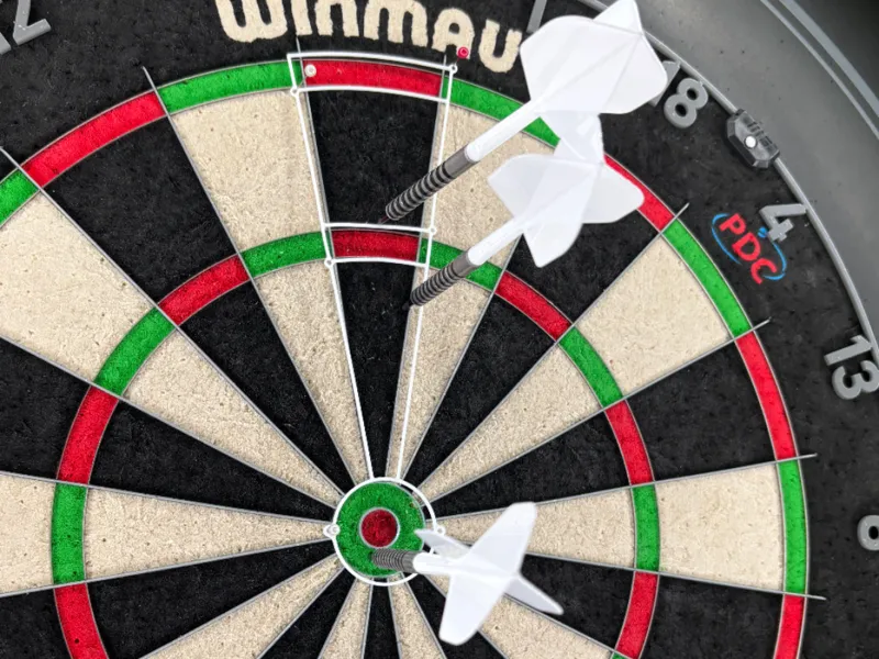 Steeldarts Übungsschablone
