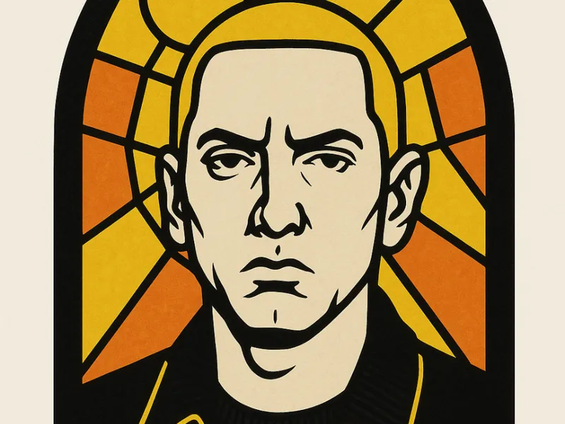 Eminen Stained Glass Hueforge