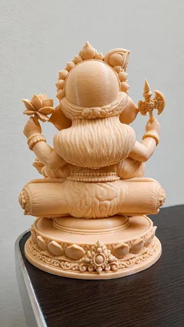 Letrero o emblema decorativo: Cute Baby Ganesha & Mushak — vista de referencia 4