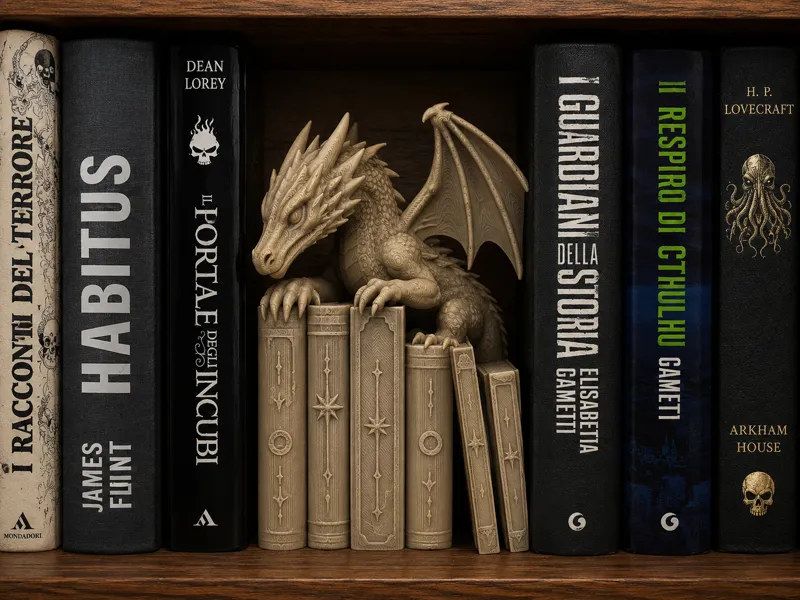 Dragon Book Nook | Fantasy Bookshelf Decor