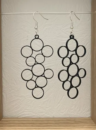 Polka dot earrings