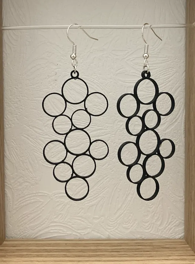 Polka dot earrings