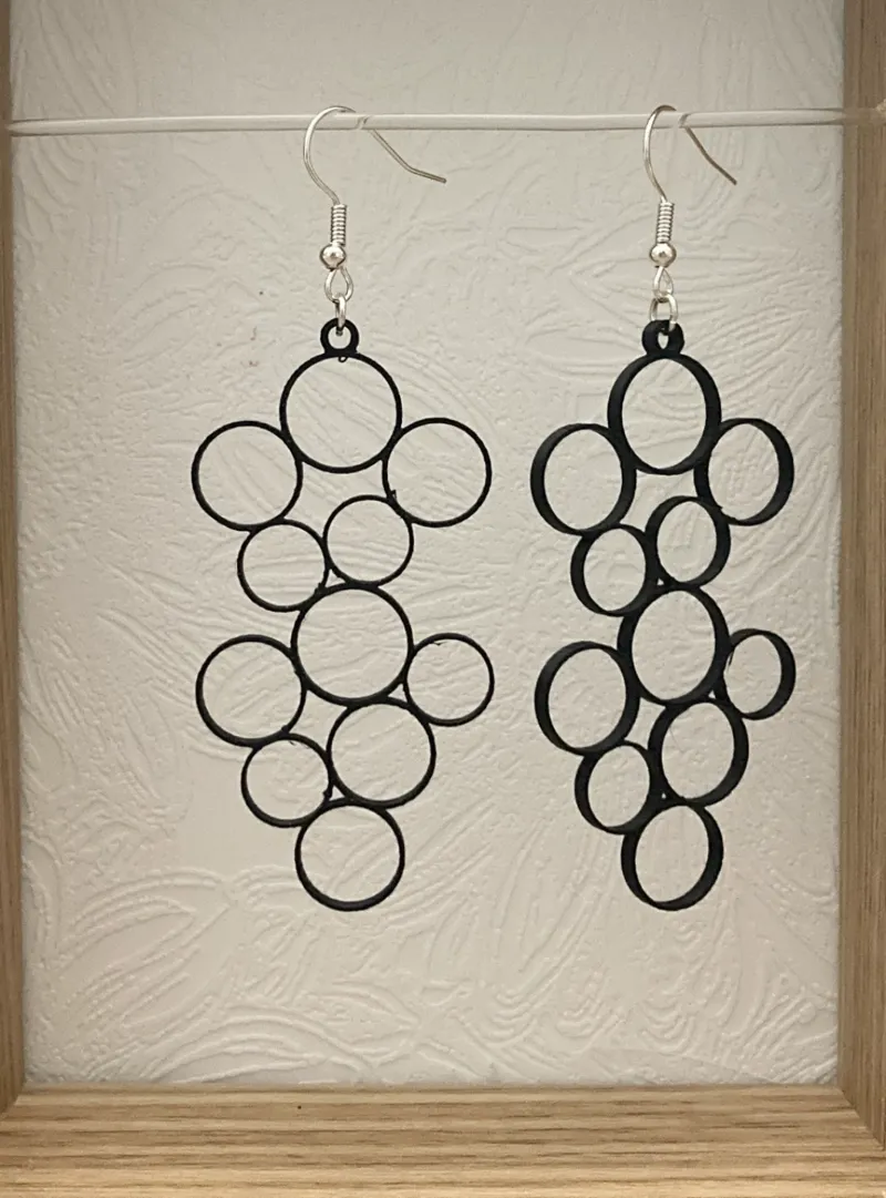 Polka dot earrings
