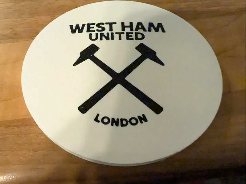 West ham drinks coaster