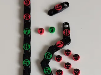 Tabletop Articulated Expandable Ruler