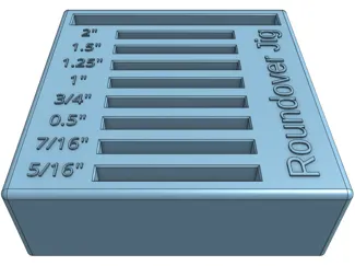 Holding Tray for Roundover Jig